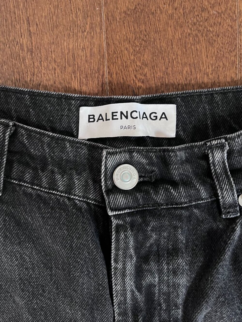 Balenciaga Paris Straight Leg Jeans
